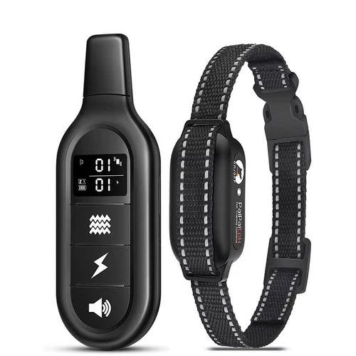 Collar E-Collar para Entrenamiento de Perros Impermeable y Recargable de 1000m