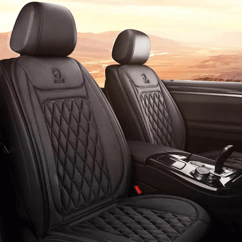 Lisslune | Funda de Asiento de Coche Calentada | Control de Temperatura Ajustable 30℃-65℃ para Coches, Camiones y Uso en Casa