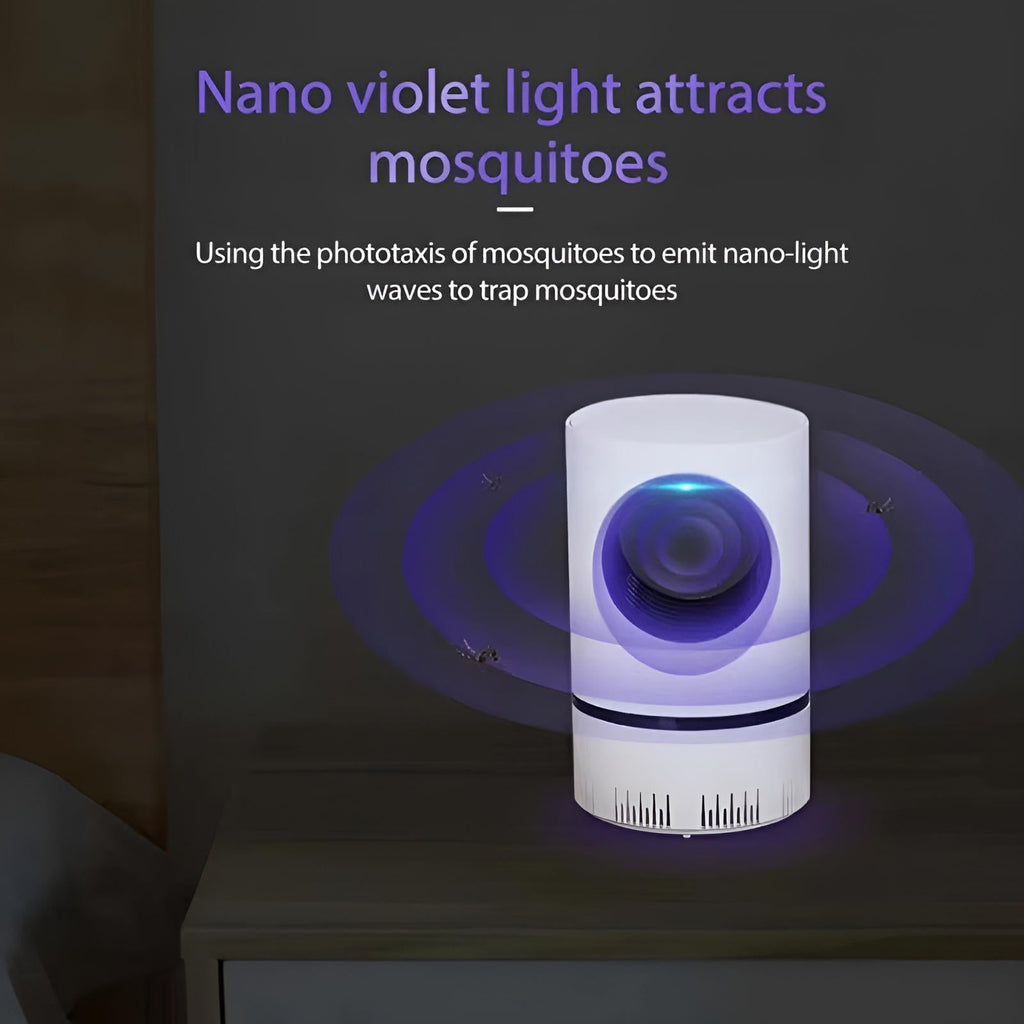 Trampa de Insectos con Luz UV - Asesina de Mosquitos y Moscas para Interior/Exterior