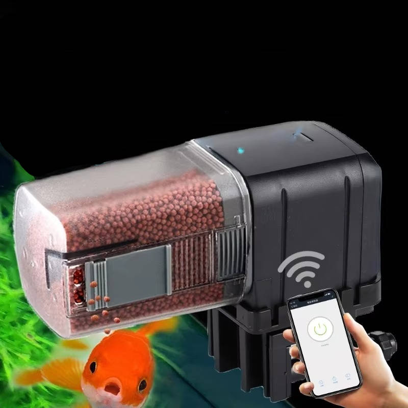 Dispensador Automático de Comida para Peces