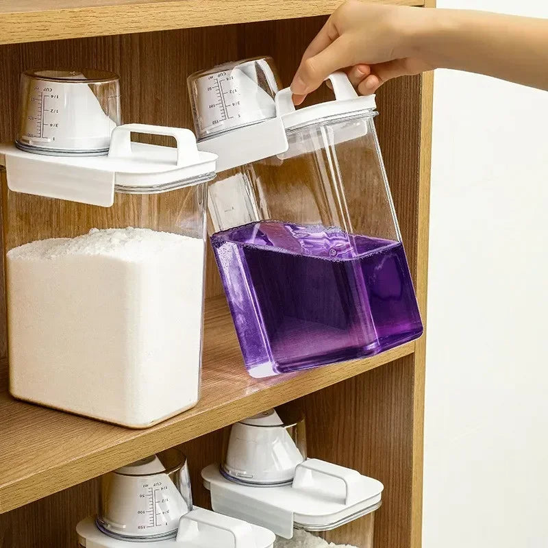 Dispensador de Detergente para Ropa Hermético