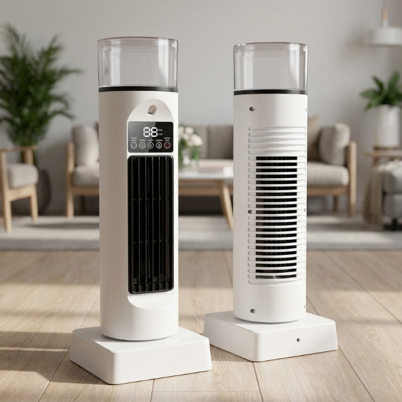 Aire acondicionado portátil estiloso – Con control remoto