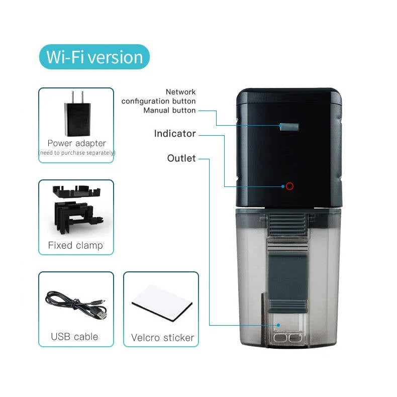 Dispensador Automático de Comida para Peces