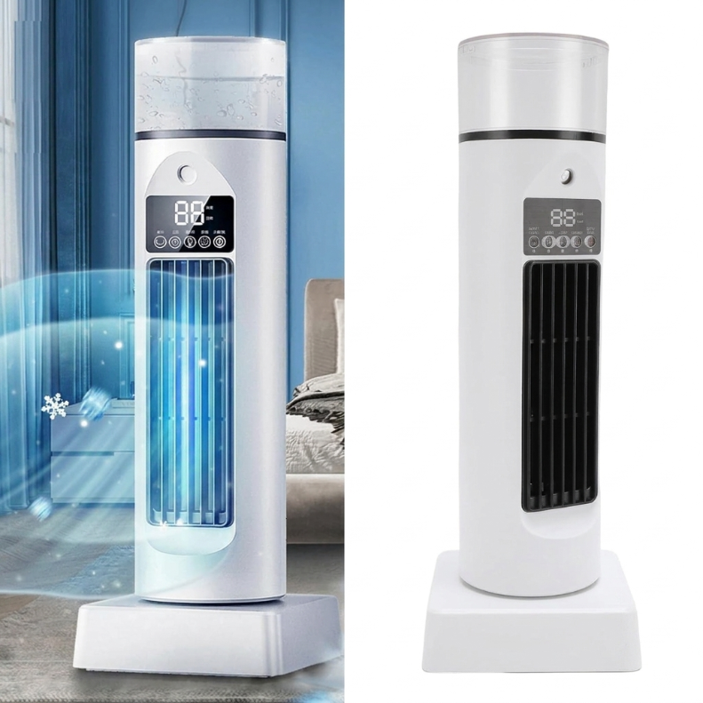 Aire acondicionado portátil estiloso – Con control remoto