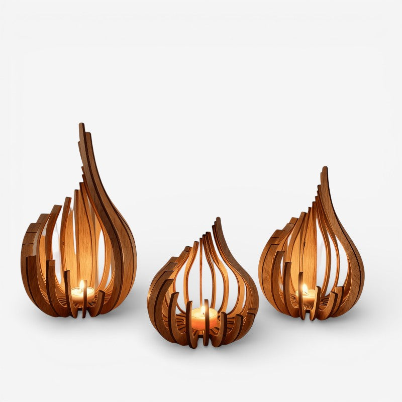 ArcLume - Candelabro con diseño curvado