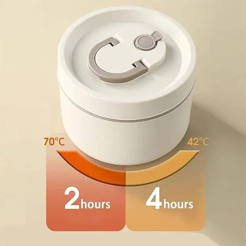 Juego Completo de Contenedor de Comida Aislado de Acero Inoxidable para Almuerzo