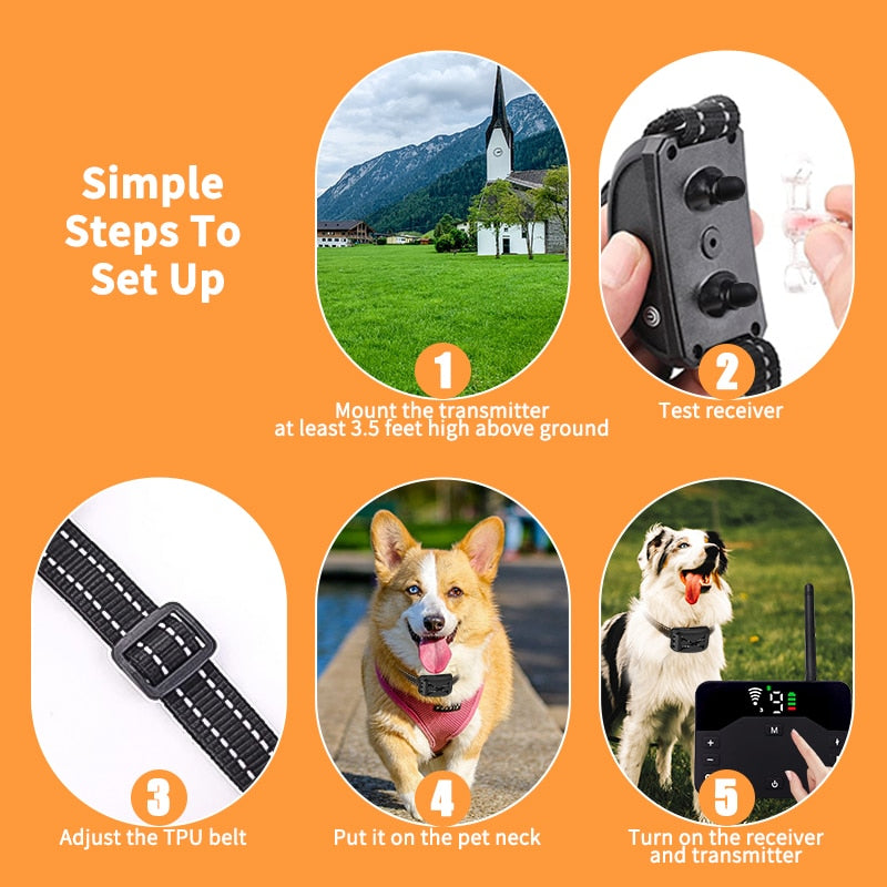 TrackPro | El collar inalámbrico para cercas de perros
