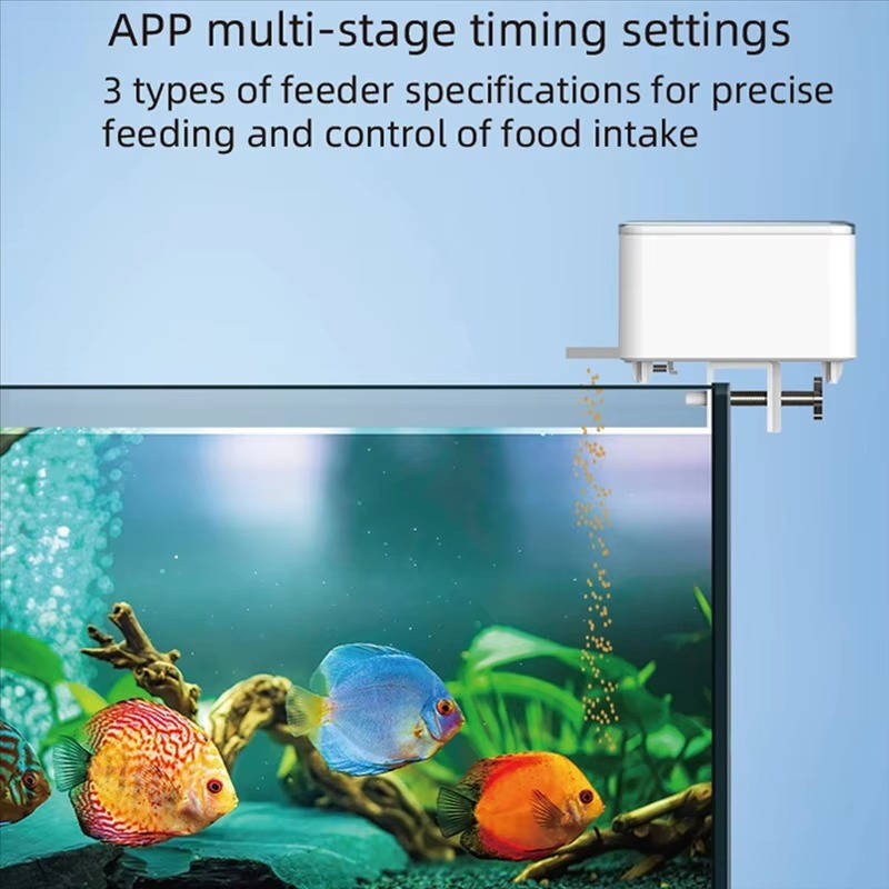 Dispensador Automático de Comida para Peces