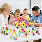 Bloques de Construcción Magnéticos | Juguetes Educativos Montessori