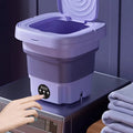 Lavadora Portátil Plegable con Secadora | Mini Lavadora de Ropa