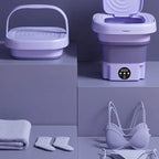 Lavadora Portátil Plegable con Secadora | Mini Lavadora de Ropa
