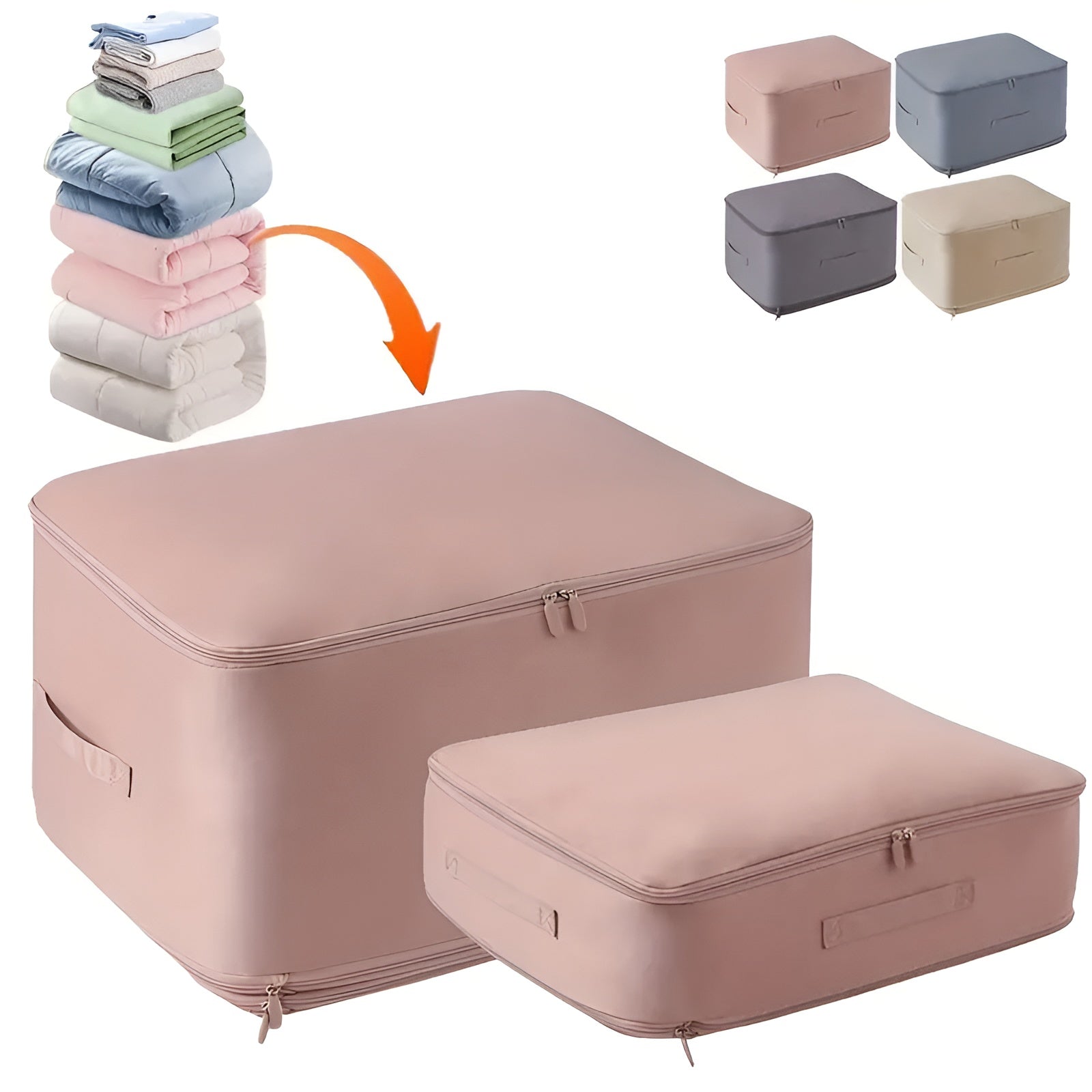 Bolsas de almacenamiento al vacío que ahorran espacio para ropa y ropa de cama