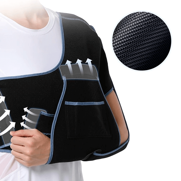Faja Inmovilizadora Ajustable para Hombro con Soporte Transpirable