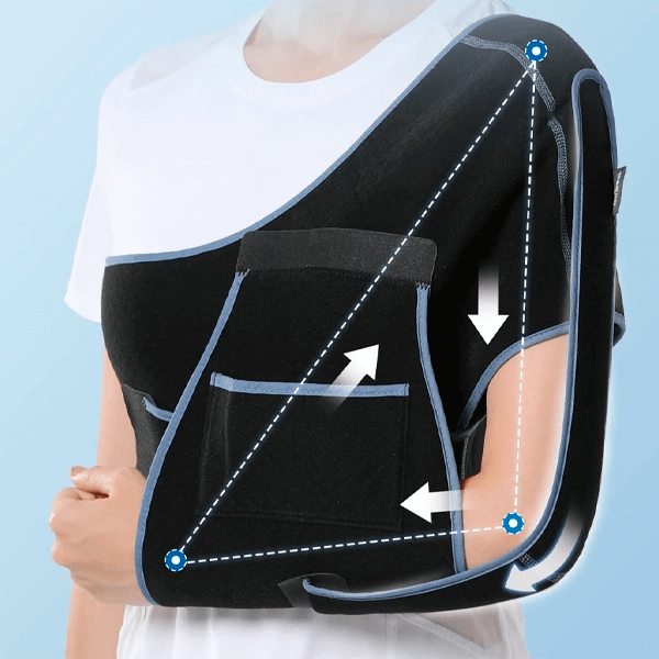 Faja Inmovilizadora Ajustable para Hombro con Soporte Transpirable