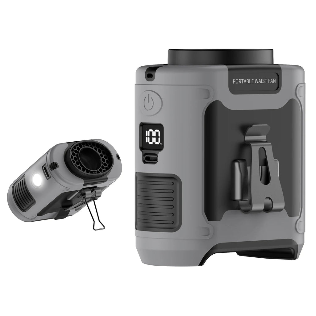 Ventilador Portátil de Cintura de 10000mAh para Exterior