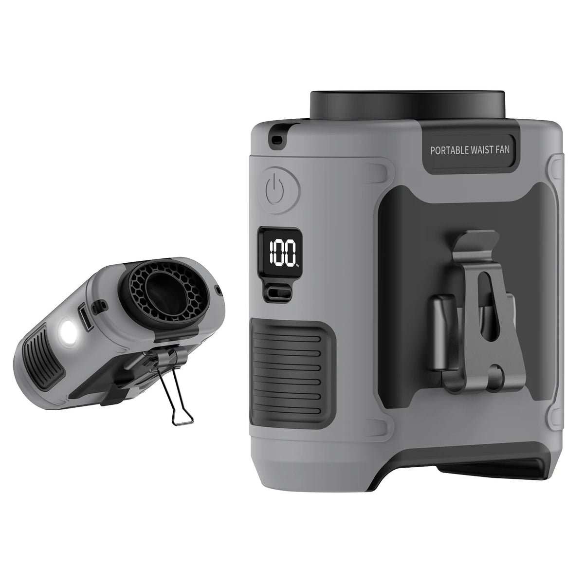 Ventilador Portátil de Cintura de 10000mAh para Exterior
