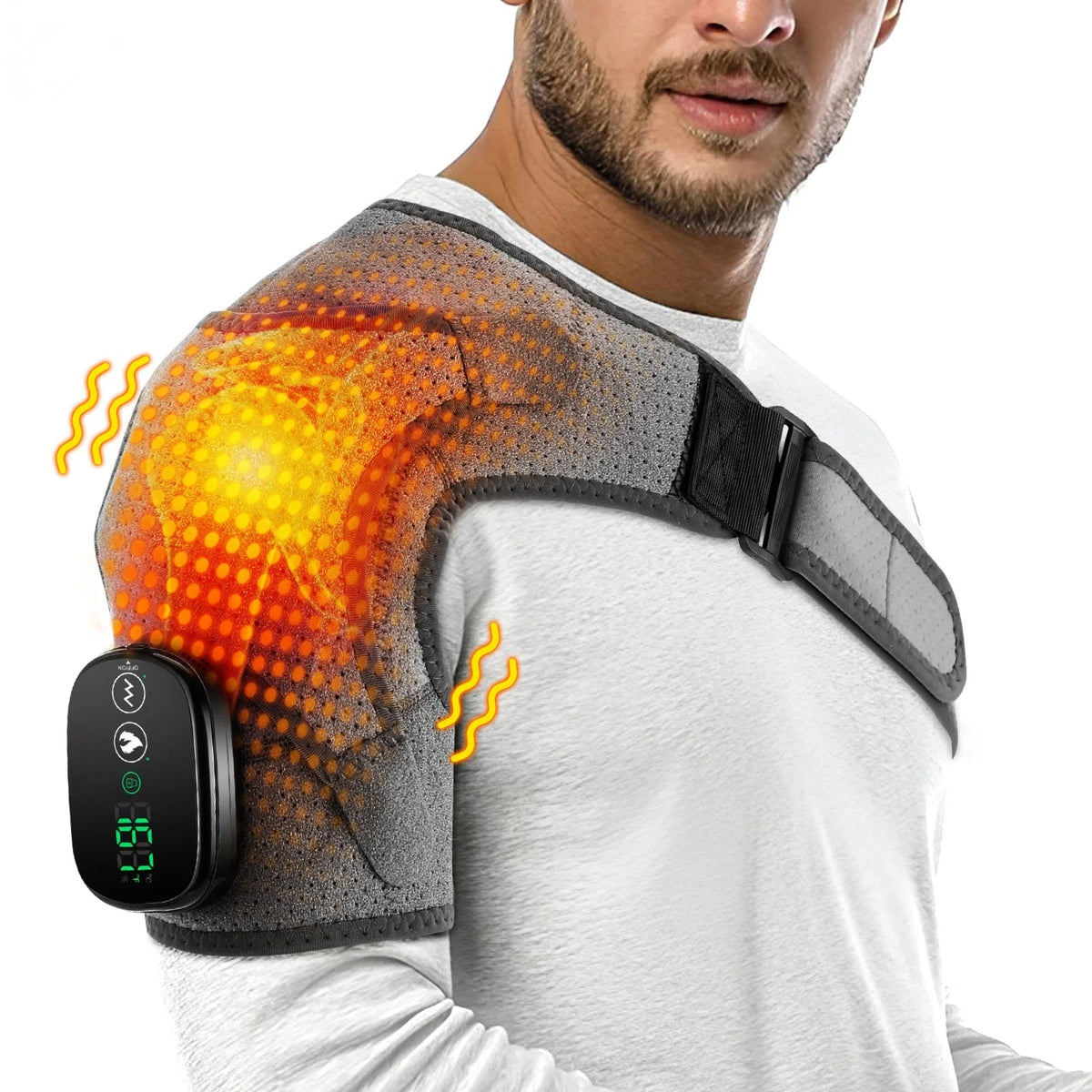 Masajeador de Hombros con Calor y Vibración
