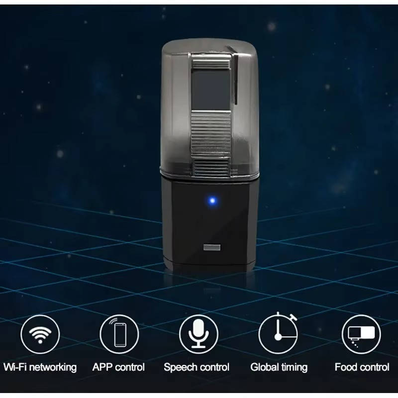 Dispensador Automático de Comida para Peces