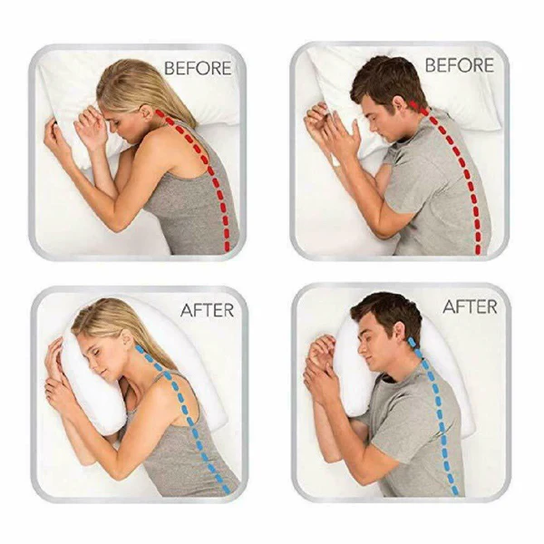 Almohada para Durmientes Laterales con Agujero para la Oreja