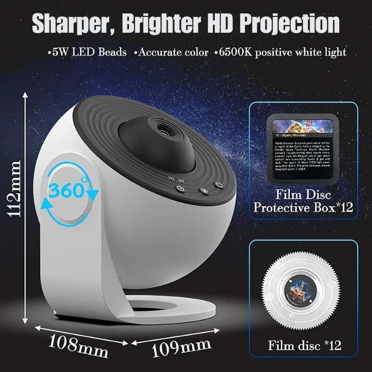Proyector Galáctico 360° del Universo Soñado