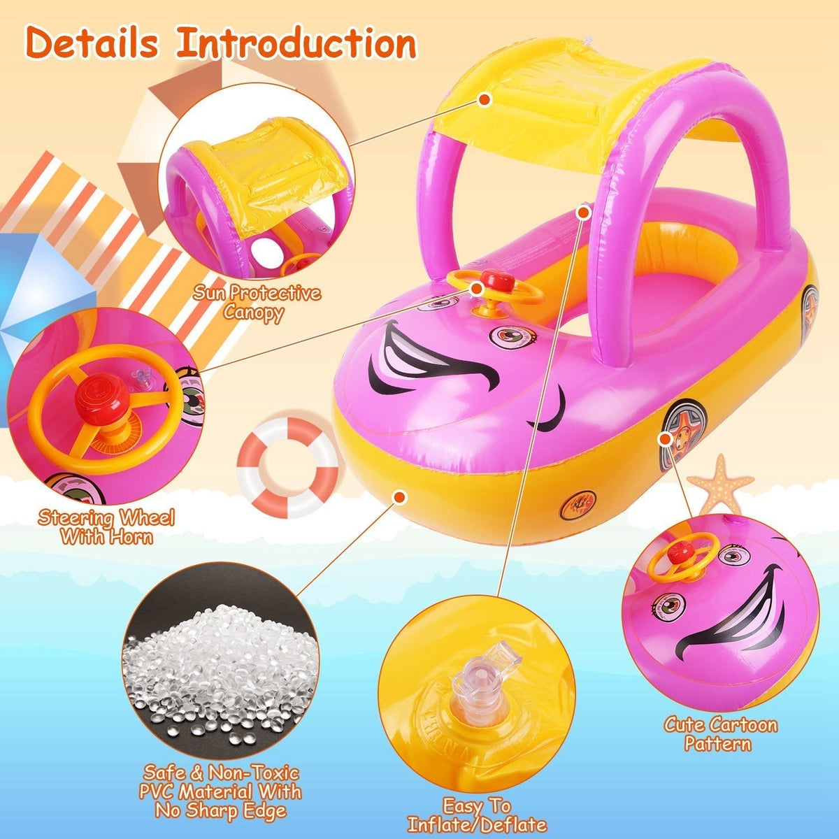 Bote Inflable para Niños – Para Diversión Acuática Aventurera