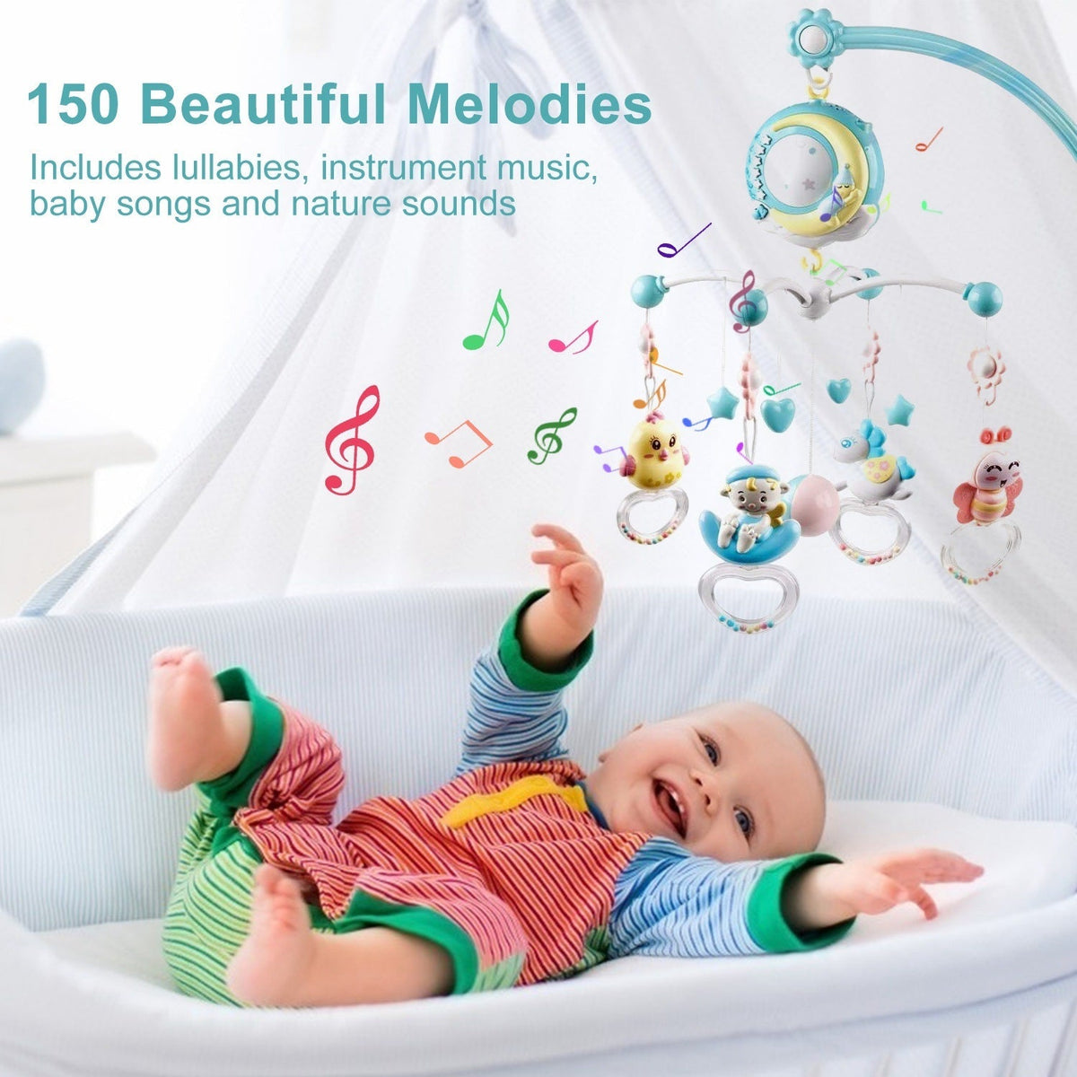 Móvil para Bebés Relajante – Para un Sueño Pacífico