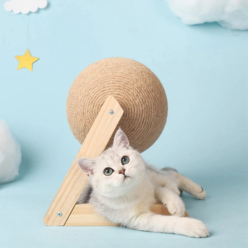 Juguete de Bola de Rasguño de Sisal Duradero para Gatos