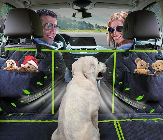 Funda de Asiento Trasero para Perros Durable e Impermeable