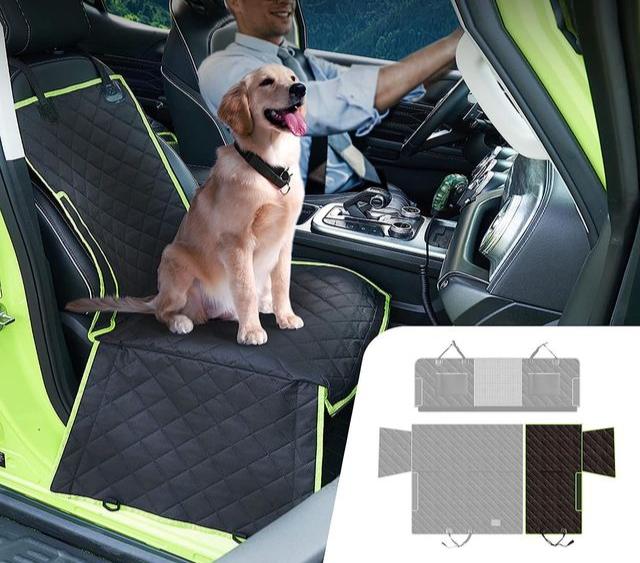Funda de Asiento Trasero para Perros Durable e Impermeable