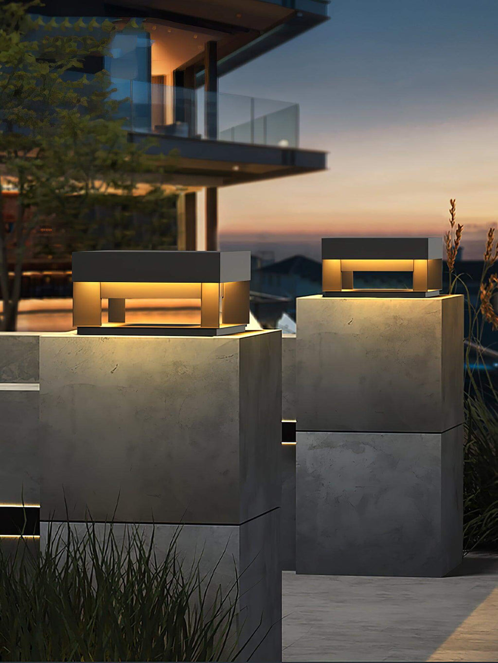 Luz Solar de Poste Exterior - Impermeable IP65