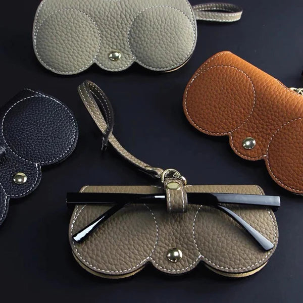 Estuche para gafas de sol ShadeShield de cuero suave