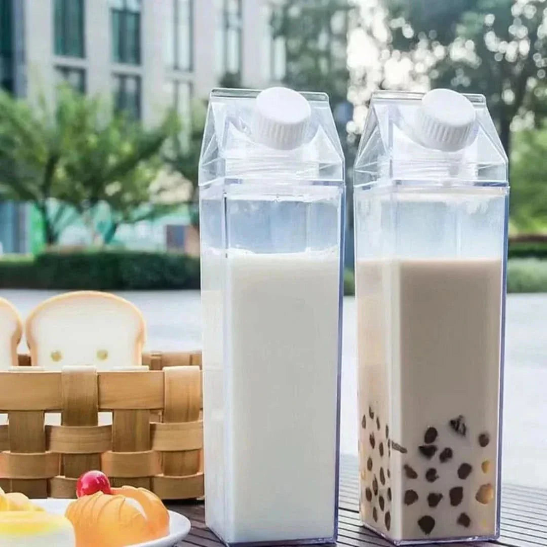 ClearPour – Cartón de leche transparente | 1+1 GRATIS