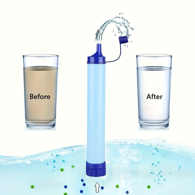 PureFlow Filtro de Agua Straw - Compacto y eficiente para agua potable limpia