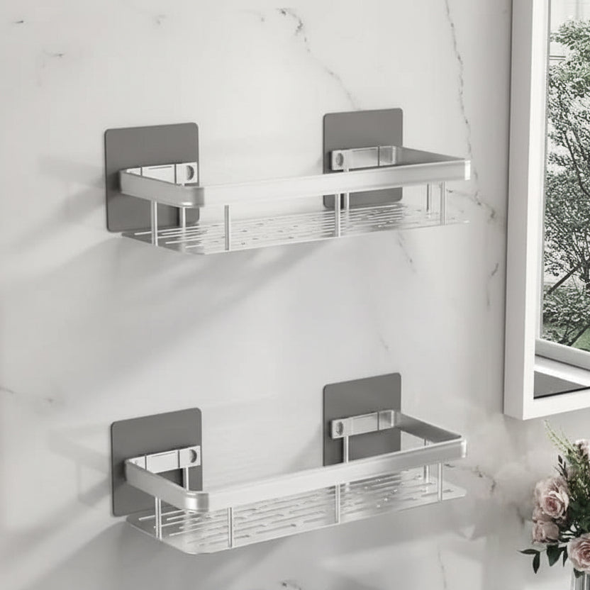 NORDICSHELF - Estante adhesivo para el baño – Sin perforaciones y elegante para cualquier baño
