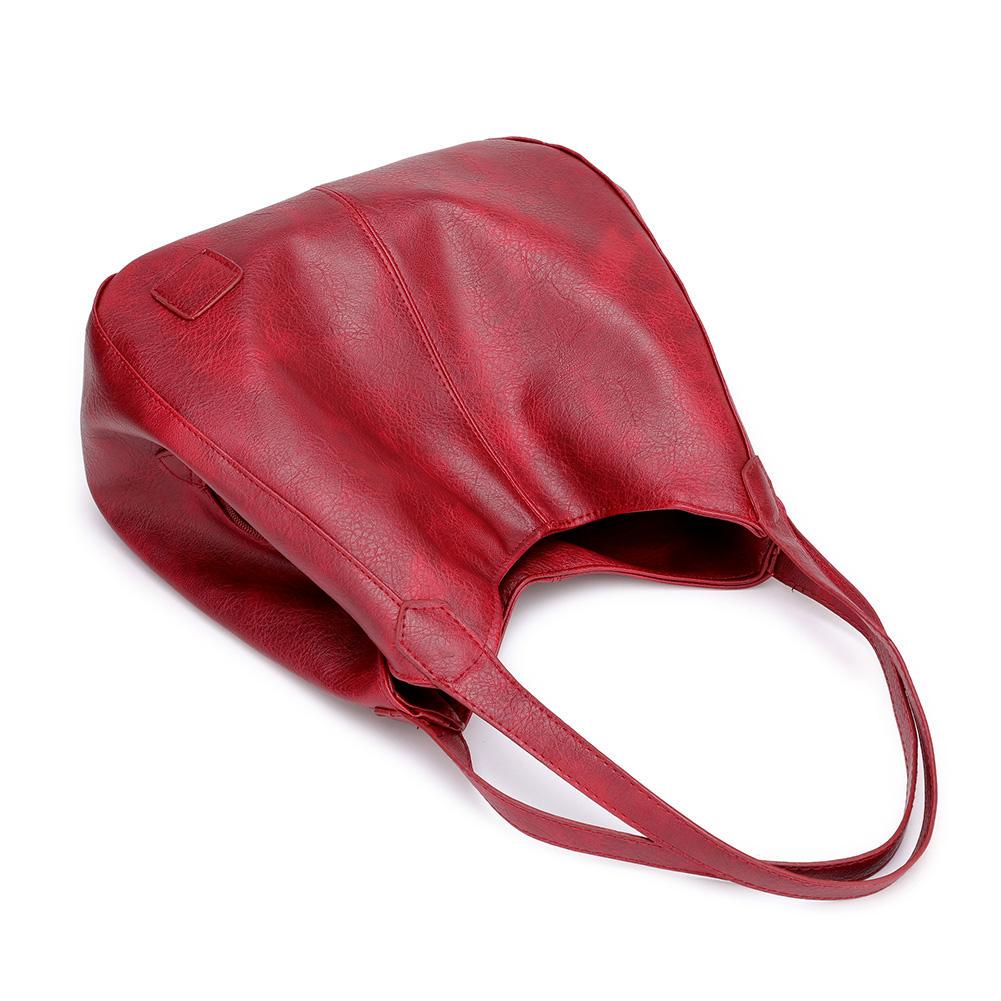 Bolso de piel sintética con gran capacidad