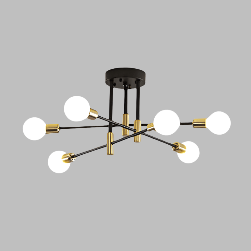 Moderna Lámpara de Techo LED para Hogares Contemporáneos
