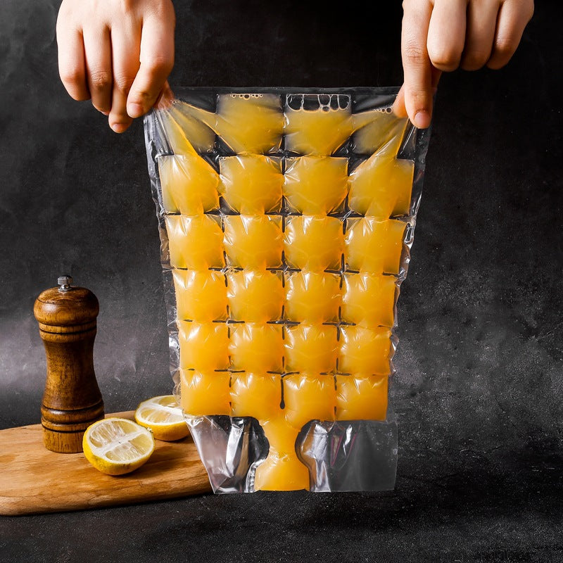 Bolsa de hielo desechable – Cubos perfectos, sin desorden