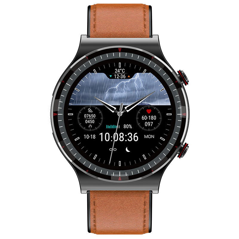 Reloj inteligente médico EKG | Certificado CFDA | Biosensor de alta precisión 512Hz | Monitoreo de SpO2 y frecuencia cardíaca | Análisis de respiración basado en IA | IP67 a prueba de agua