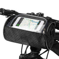 Bolsa Práctica para el Manillar de la Bicicleta con Soporte para Smartphone y Material Resistente al Agua