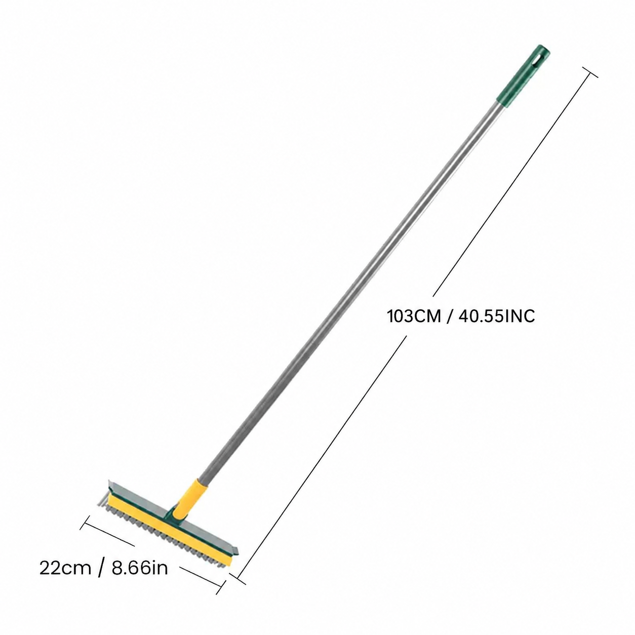 2-en-1 Cepillo de Suelo Ajustable para una Limpieza Efectiva