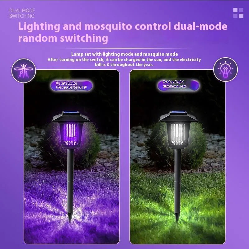Trampa Solar para Mosquitos Solavex & Luz LED | Impermeable IP65 | Jardín & Terraza | Insecticida