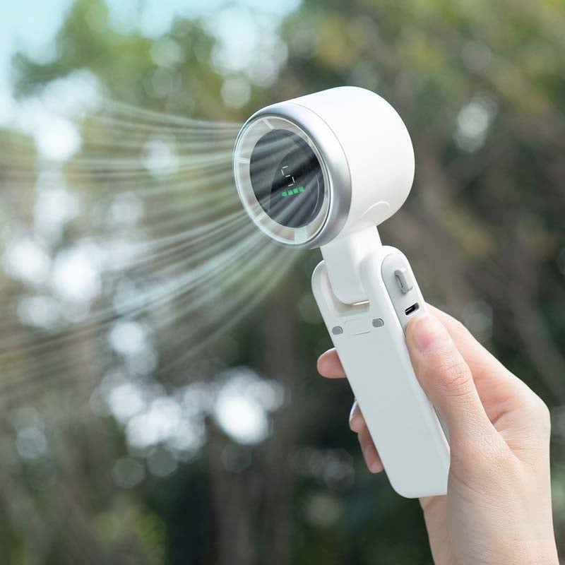 Ventilador de turbina de alta velocidad plegable a mano