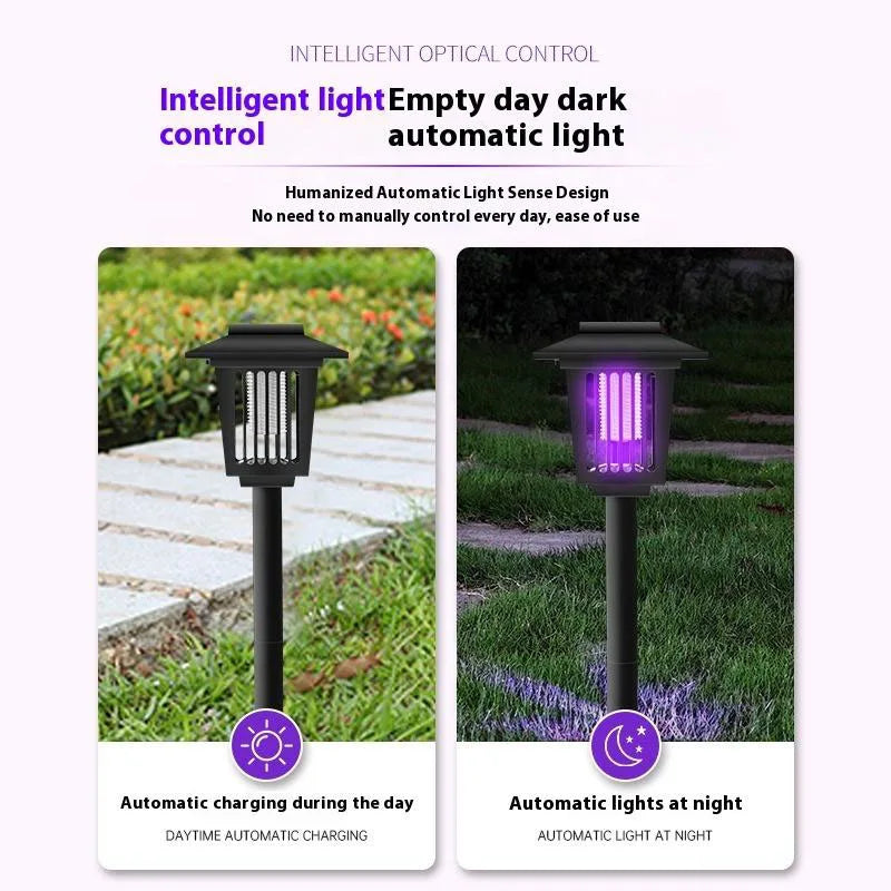 Trampa Solar para Mosquitos Solavex & Luz LED | Impermeable IP65 | Jardín & Terraza | Insecticida