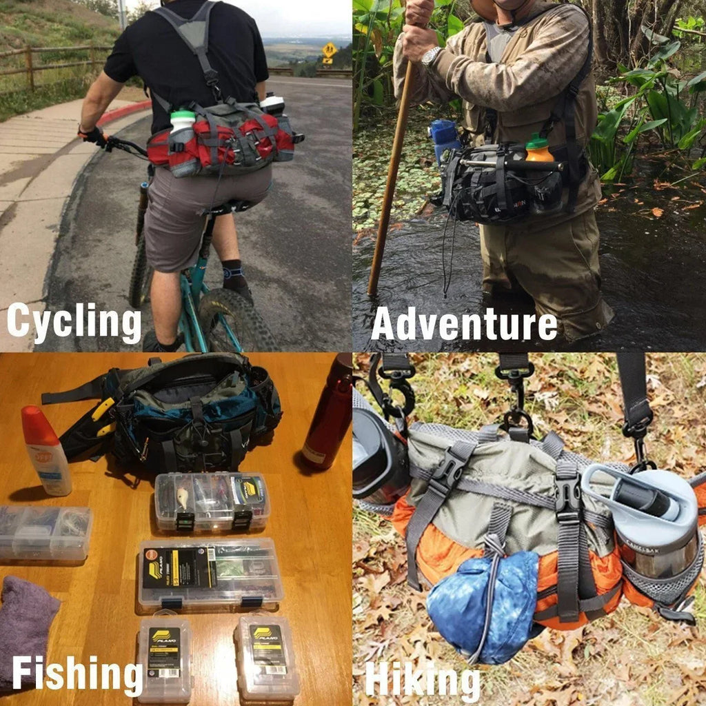 Bolsa de Cintura Outdoor – ultraligera, con 2 portabotellas