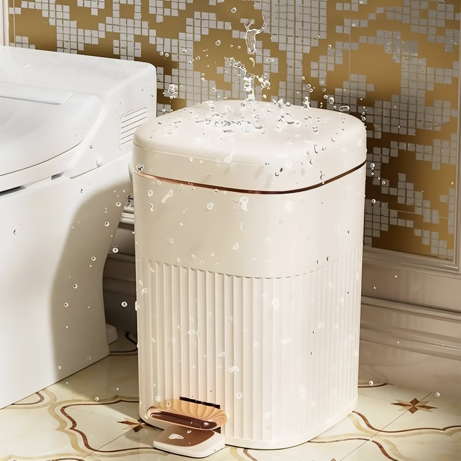 EliteBin - Papelera con diseño elegante para la eliminación sin problemas de residuos