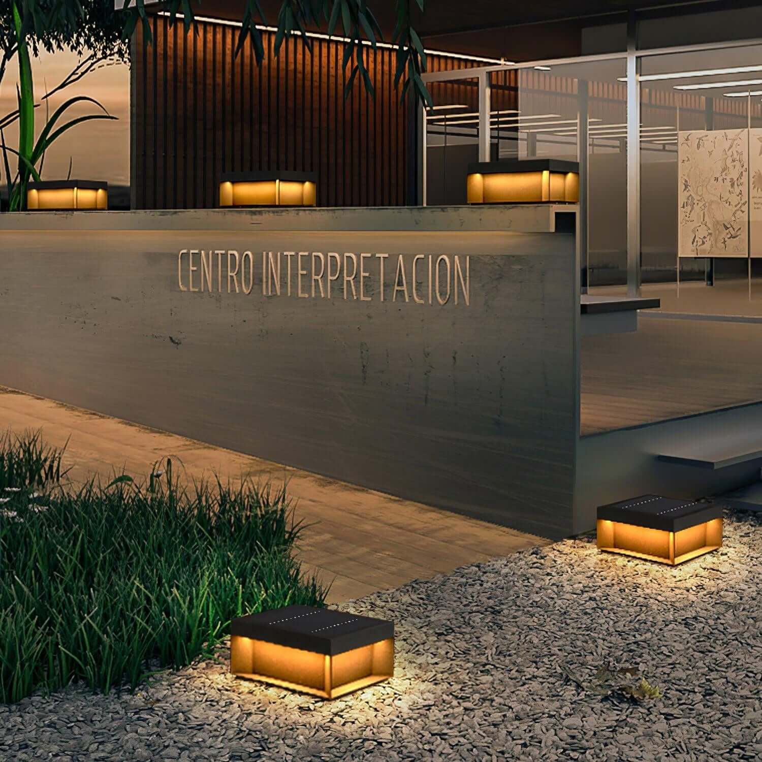 Luz Solar de Poste Exterior - Impermeable IP65
