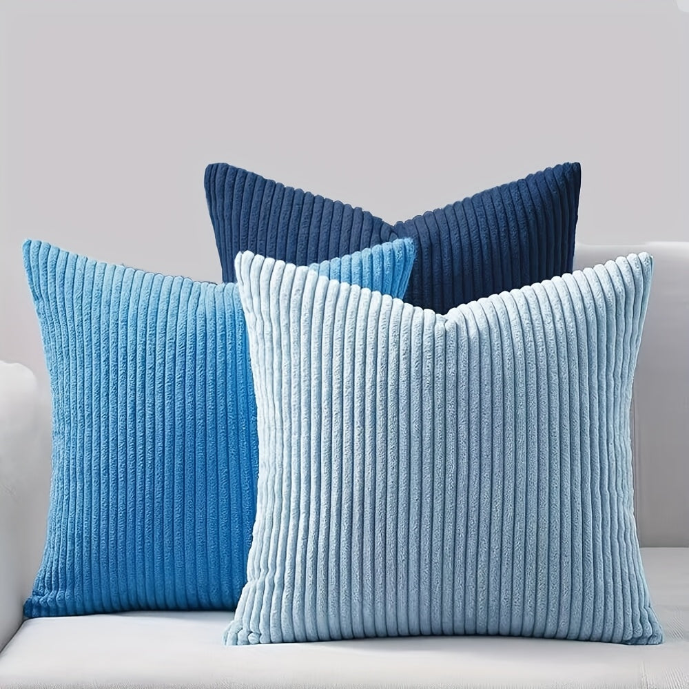 Funda de Cojín Bohemia con Estructura de Rayas – Suave, Estilosa y Decorativa