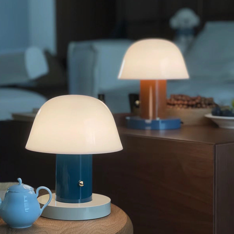 Lámpara de Noche Portátil con Sensor Táctil en Forma de Hongo