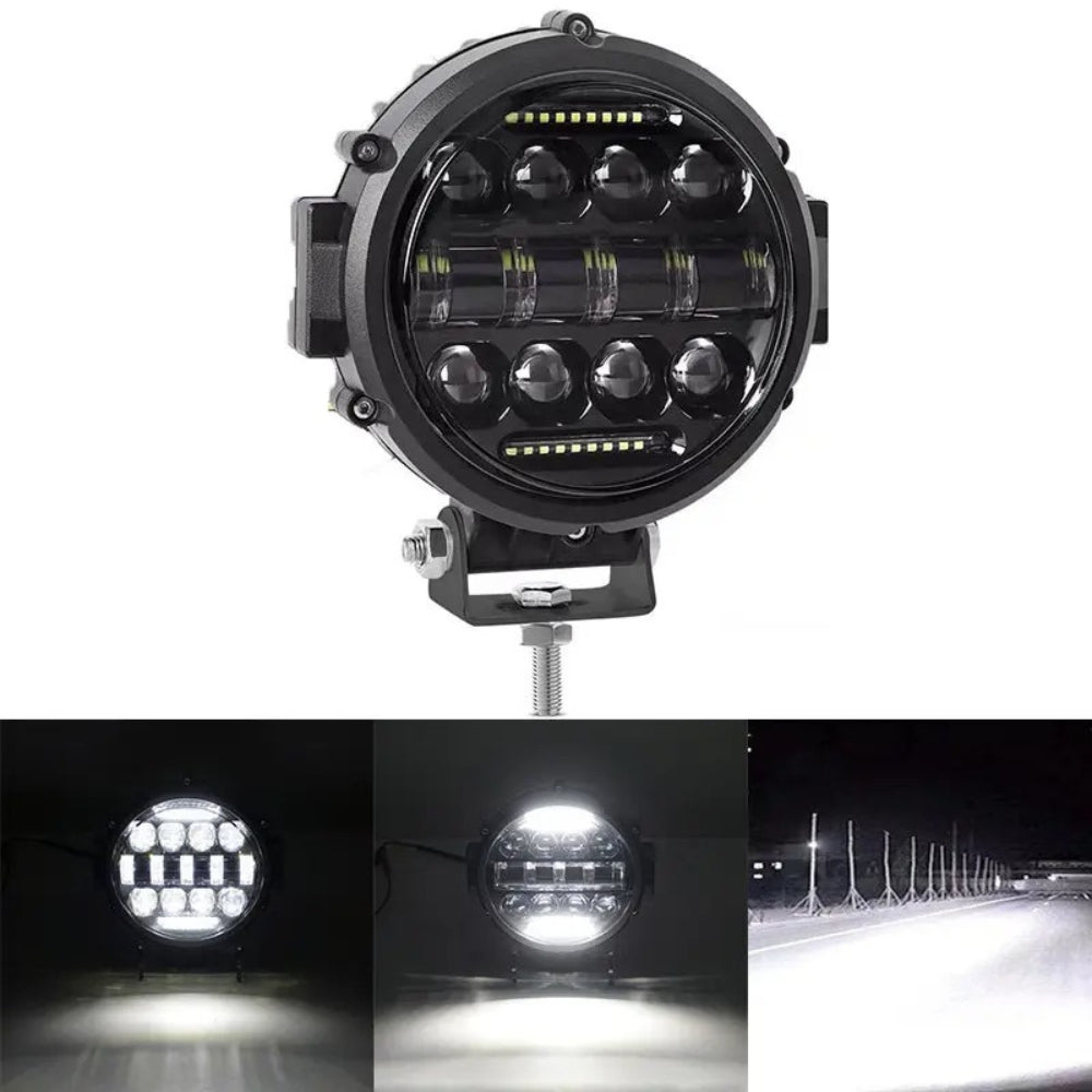 BowLift Luz de Conducción LED de 7 Pulgadas para Coche y 4x4