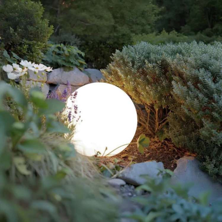 Luz de Jardín Esférica Iluminada Ecológica